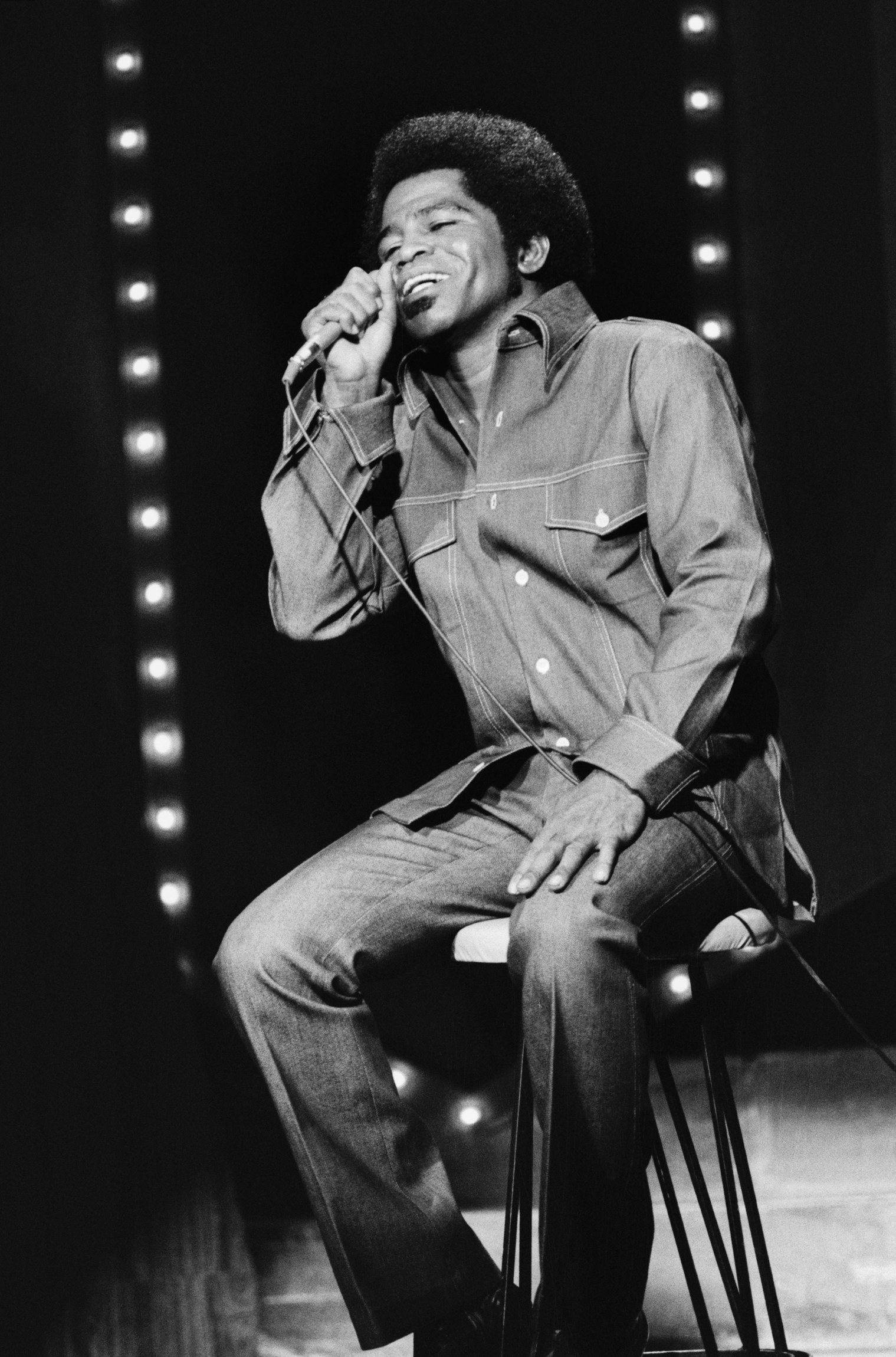 James Brown on <i>The Dick Cavett Show</i>, 1970. Photo via Bettmann/Getty Images.